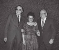 С.О.Шмидт с академиком Н.Тодоровым и его супругой. Афины. 1982