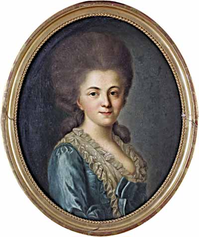 Неизвестный художник. Портрет Елизаветы Петровны Глебовой-Стрешневой. 1770-е годы
