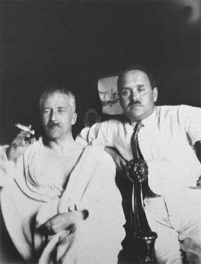 В.А.Милашевский и Д.Б.Даран. 1930-е годы. Фотография. ОР ГТГ. Публикуется впервые
