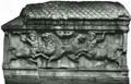 Битва кентавров и львов. Рельеф на Строгановском саркофаге. Мрамор. II век. ГЭ