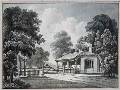 А.Менелас. Проект ворот для поместья Марьино. 1816–1818. Из альбома «Проэкты садовых украшений, беседок и проч.»