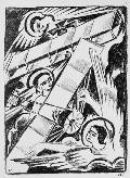 Наталья Гончарова. Война (Мистические образы войны). 1914. (Библиотека РГАЛИ)