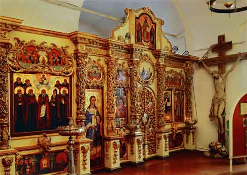 Левое крыло коностаса Николаевской Церкви. Никольский собор 
