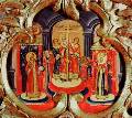 Воздвижение креста. Картуш праздничного ряда иконостаса. ХVIII век