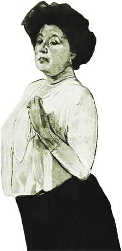 Н.Ламанова. Портрет работы в.Серова. 1911. Фрагмент
