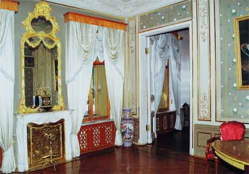 Дом ученых. Интерьер бывшего Дамского кабинета. Современная фотография
