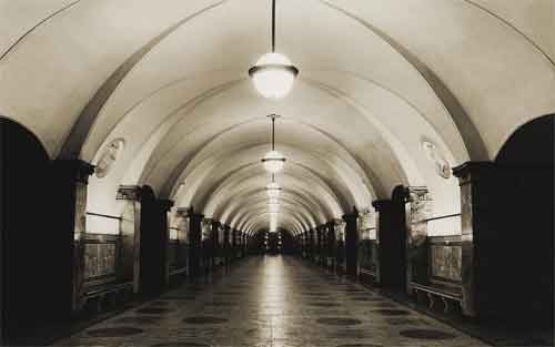 Я.Г.Лихтенберг, Ю.А.Ревковский. Станция метро «Динамо». 1938. Фотография 1938 года
