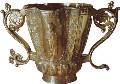 Кратир мастера Братилы — Флора. Серебро, золочение, чеканка. XII век