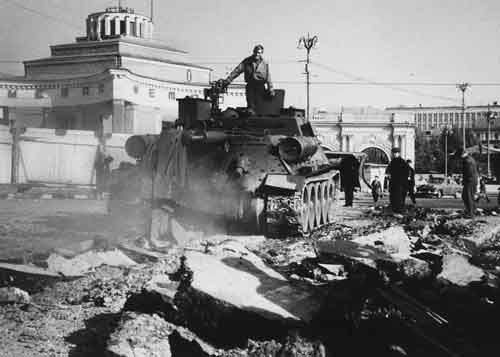 Строительство транспортного туннеля на Арбатской площади. 1964
