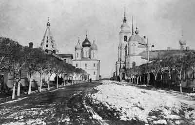 Коломна. Соборная площадь. Вид с западной стороны. 1890-е годы
