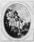 О.Де Жанври. Мадемуазель Хиллигсберг в балете «Наказанный ревнивец». 1794