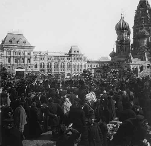 Вербный базар на Красной площади. 1904
