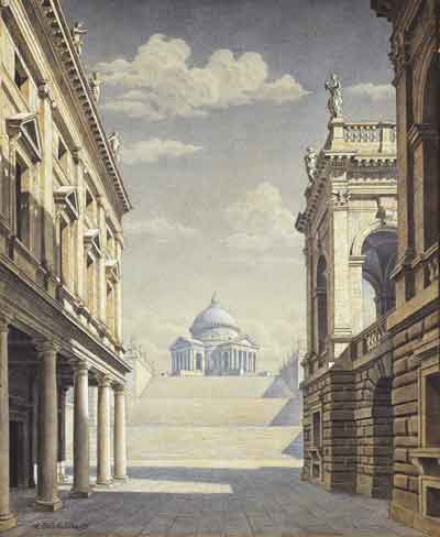 Андрей Белобородов. Римский Пантеон. 1930-е годы
