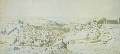 Вид еврейского города Чуфут-Кале. 1804. Тушь, кисть, перо
