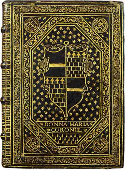 Книжный переплет. Испания. XVI век. Телячья кожа, золотое тиснение. Собрание РГБ
