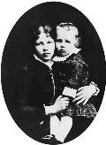 Александра Андреевна Блок с сыном. Петербург. 1883