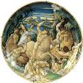 Чаша с изображением сражения. Италия, Урбино. 1530-е годы. Майолика. ГЭ
