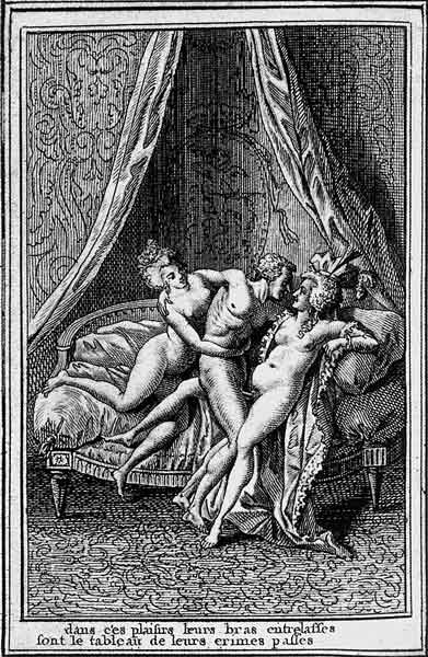 Неизвестный автор (Франция, XVIII век). Иллюстрация к книге «La cour de Louis Seize d?voil?e» (Paris, 1791). Гравюра на меди
