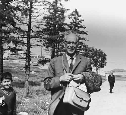 Д. С. Лихачев на Соловках. 1966