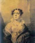 Александр Молинари. Портрет В.Ф.Вяземской. 1810-е годы