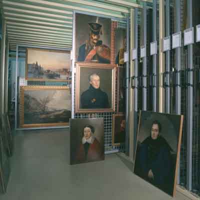  	Открытое  хранение живописи Государственного музея А.С.Пушкина

