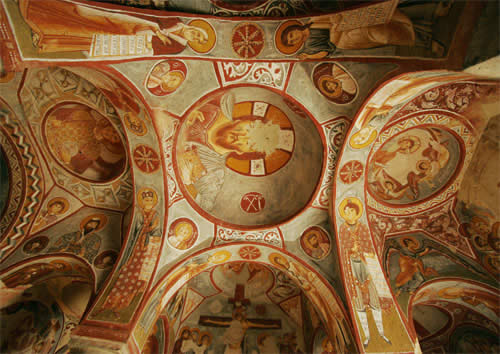 Фрагмент росписи церкви Чарыклы. XIII век. Район Гёреме.. Каппадокия
