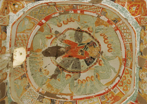 Фрагмент росписи церкви Агач Алты.  Х век. Район Ихлара. Каппадокия

