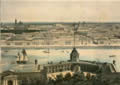 Вид на Петропавловскую крепость. Первая четверть XIX века. Литография неизвестного художника