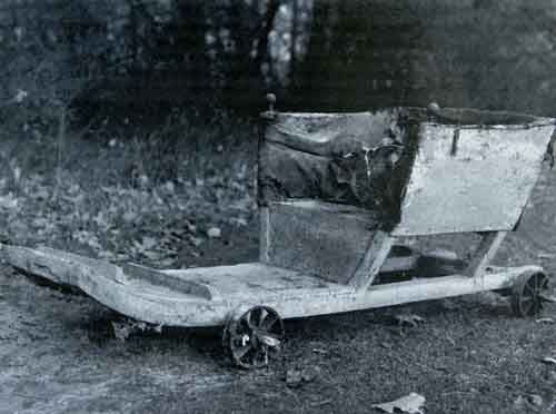 Сани для катания с горки в Потсдаме. Фотография начала ХХ века
