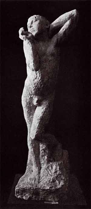 А.Т.Матвеев. Пробуждающийся. 1907. Гипс. (Выставка «Салон Золотого Руна». 1908). ГРМ
