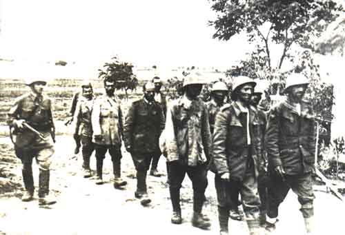 Румынские солдаты и офицеры, взятые в плен под Одессой, 1941
